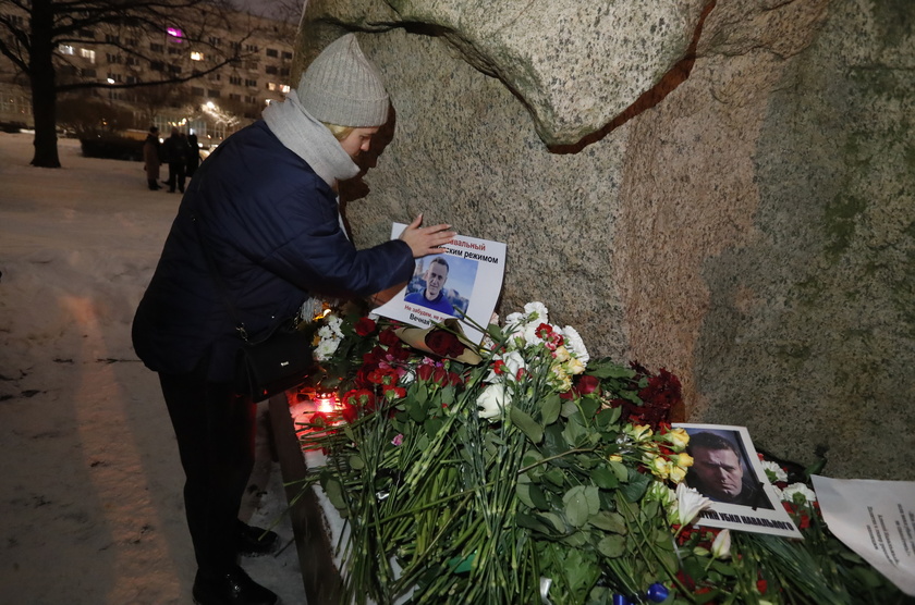 Vigil for Alexey Navalny - RIPRODUZIONE RISERVATA