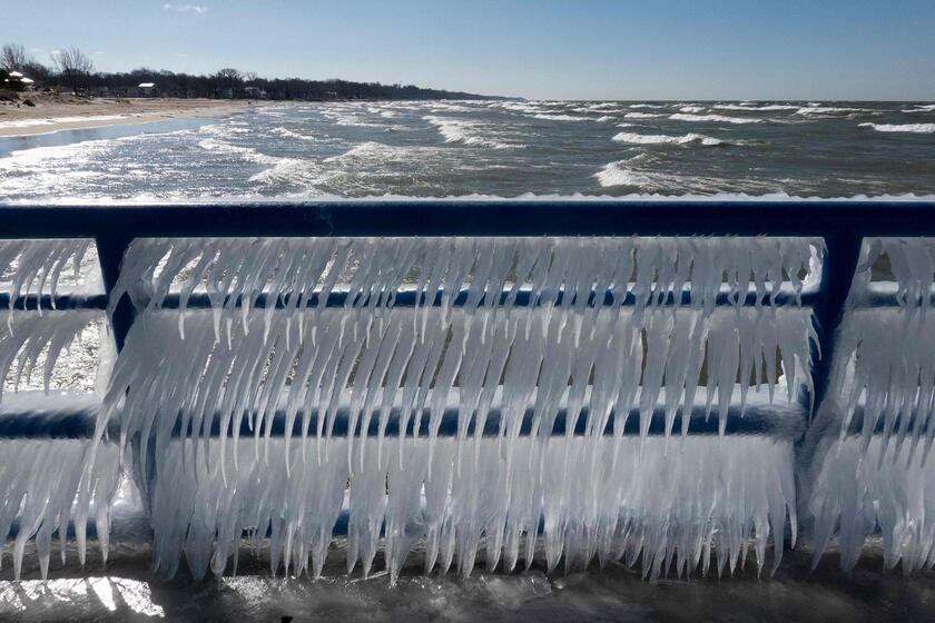 Usa: calo record di ghiaccio ai Grandi Laghi, -il 5% annuo dagli anni  '70 © ANSA/Getty Images via AFP