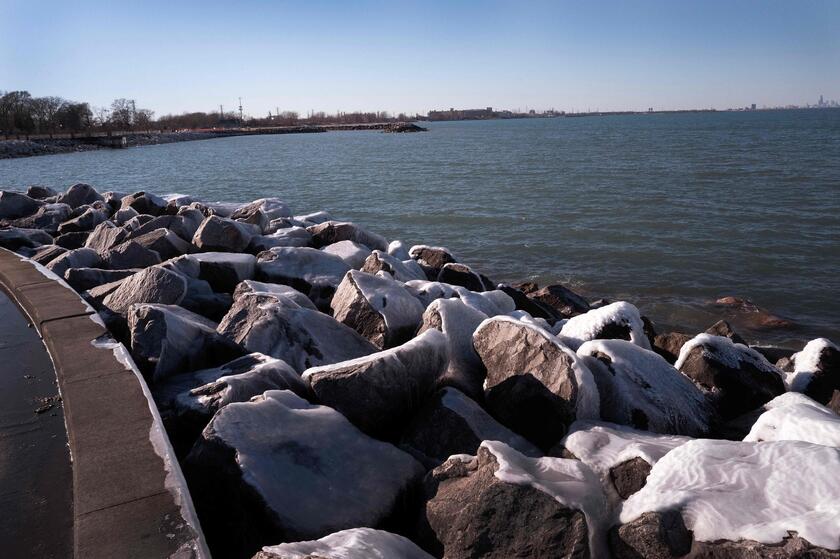 Usa: calo record di ghiaccio ai Grandi Laghi, -il 5% annuo dagli anni  '70 © ANSA/Getty Images via AFP