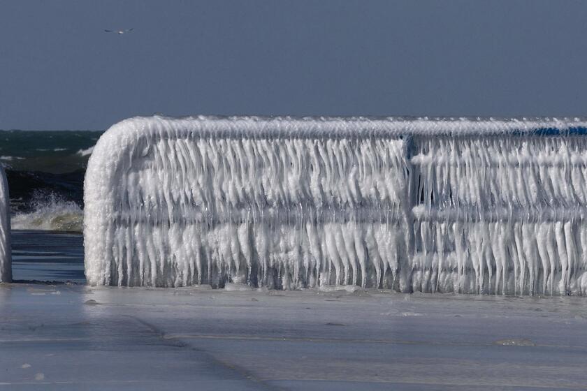 Usa: calo record di ghiaccio ai Grandi Laghi, -il 5% annuo dagli anni  '70 © ANSA/Getty Images via AFP