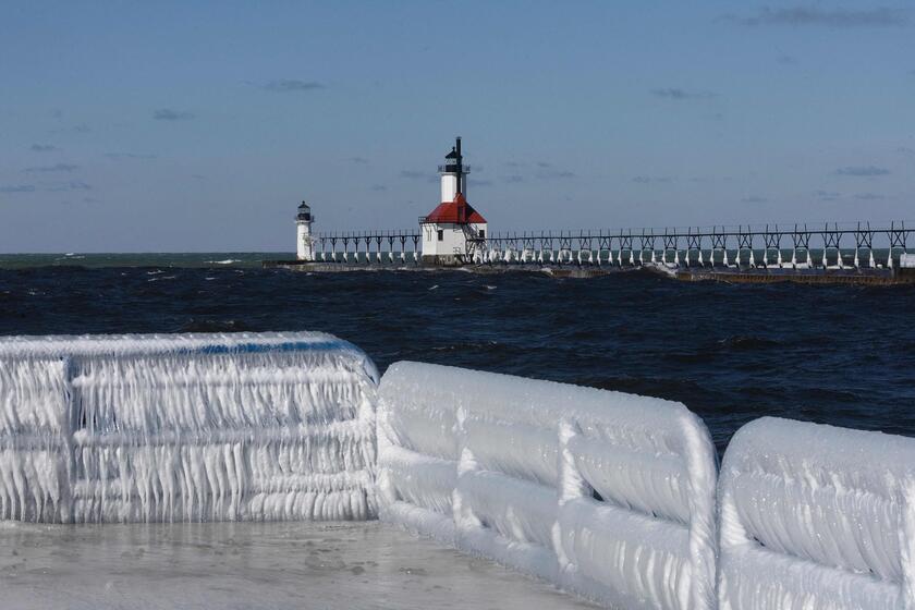 Usa: calo record di ghiaccio ai Grandi Laghi, -il 5% annuo dagli anni  '70 © ANSA/Getty Images via AFP