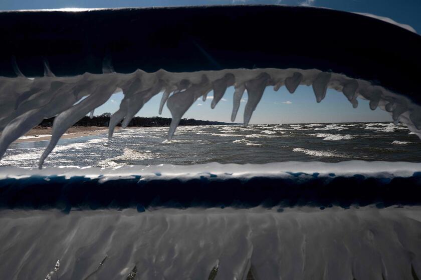 Usa: calo record di ghiaccio ai Grandi Laghi, -il 5% annuo dagli anni  '70 © ANSA/Getty Images via AFP