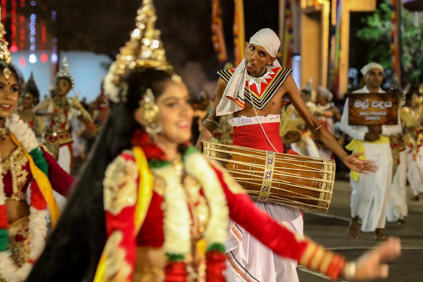 Navam Perahera - Annual Buddhist cultural pageant in Colombo © ANSA/EPA