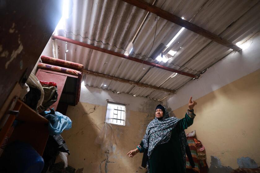 La vita quasi impossibile dei palestinesi&nbsp;a&nbsp;Rafah © ANSA/AFP