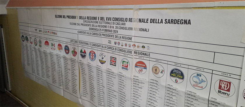 Seggi aperti in Sardegna, al via il voto per le regionali - RIPRODUZIONE RISERVATA