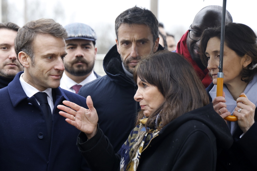 French President Macron inaugurates the Paris 2024 Olympic village in Saint-Denis - RIPRODUZIONE RISERVATA