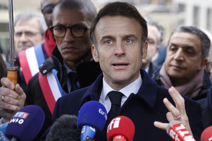 French President Macron inaugurates the Paris 2024 Olympic village in Saint-Denis - RIPRODUZIONE RISERVATA