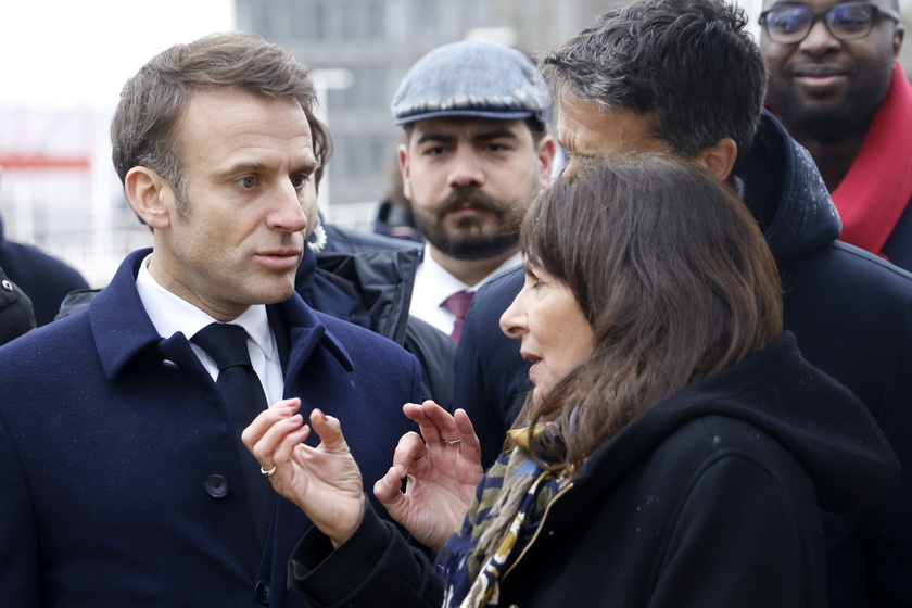 French President Macron inaugurates the Paris 2024 Olympic village in Saint-Denis - RIPRODUZIONE RISERVATA