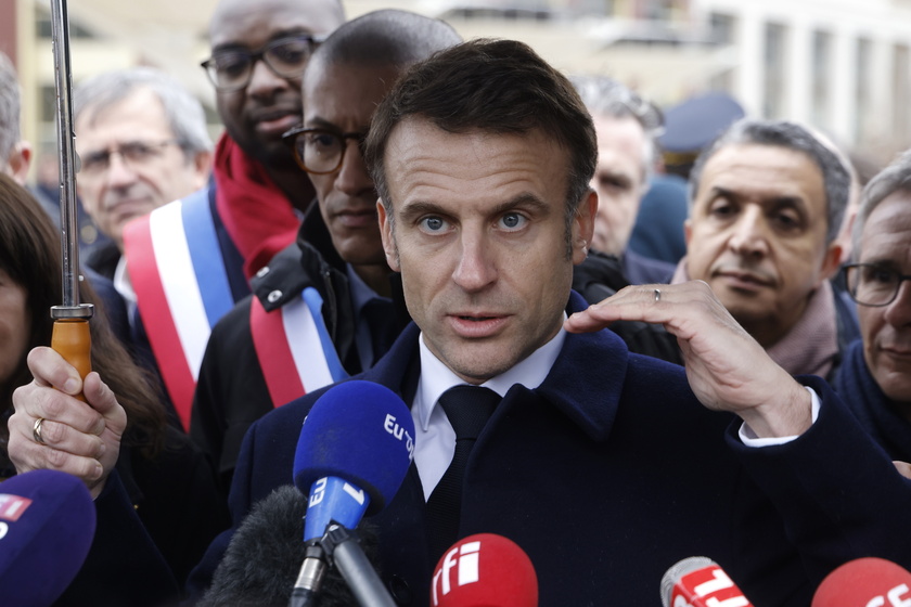 French President Macron inaugurates the Paris 2024 Olympic village in Saint-Denis - RIPRODUZIONE RISERVATA