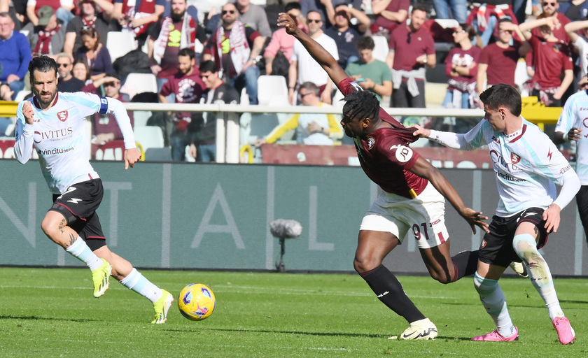 Serie A soccer match Torino FC vs US Salernitana - RIPRODUZIONE RISERVATA