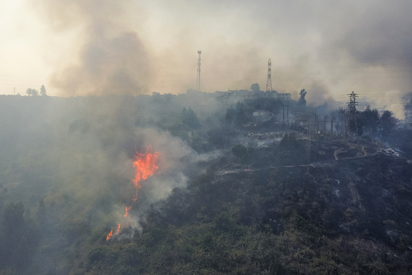 Forest fires in Chile 's Vina del Mar region - RIPRODUZIONE RISERVATA