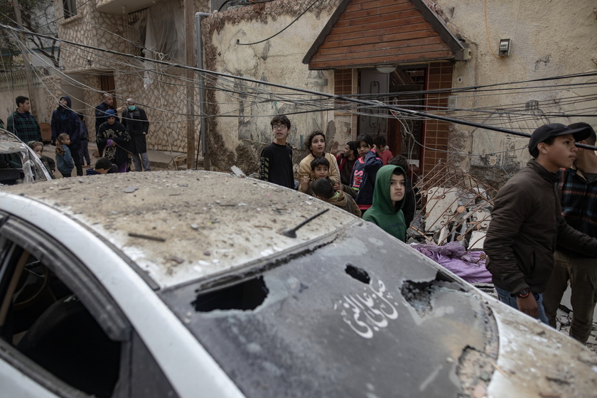 Damage following Israeli strike on Rafah camp, southern Gaza - RIPRODUZIONE RISERVATA