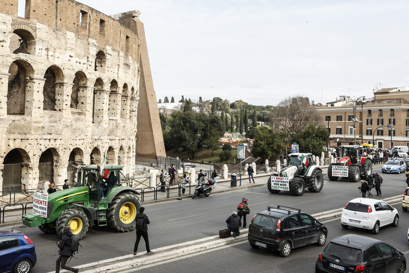 Italy Farmers Protest - RIPRODUZIONE RISERVATA