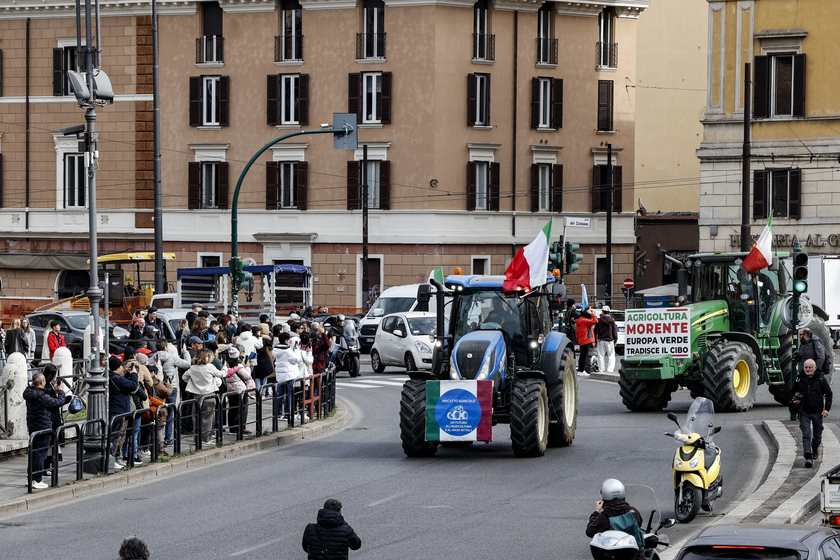 Italy Farmers Protest - RIPRODUZIONE RISERVATA