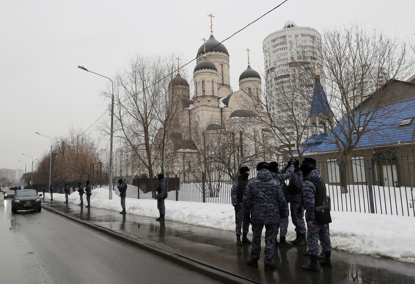 Funeral for Russian opposition leader Alexei Navalny in Moscow - RIPRODUZIONE RISERVATA