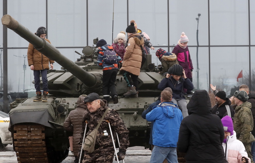 Military exhibition in St. Petersburg - RIPRODUZIONE RISERVATA