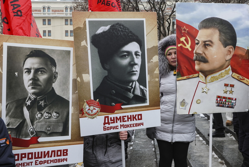 Defender of the Fatherland Day celebrations in Moscow - RIPRODUZIONE RISERVATA