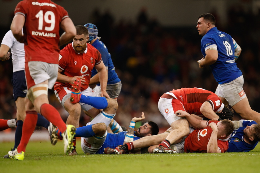 Rugby Six Nations - Wales vs Italy - RIPRODUZIONE RISERVATA