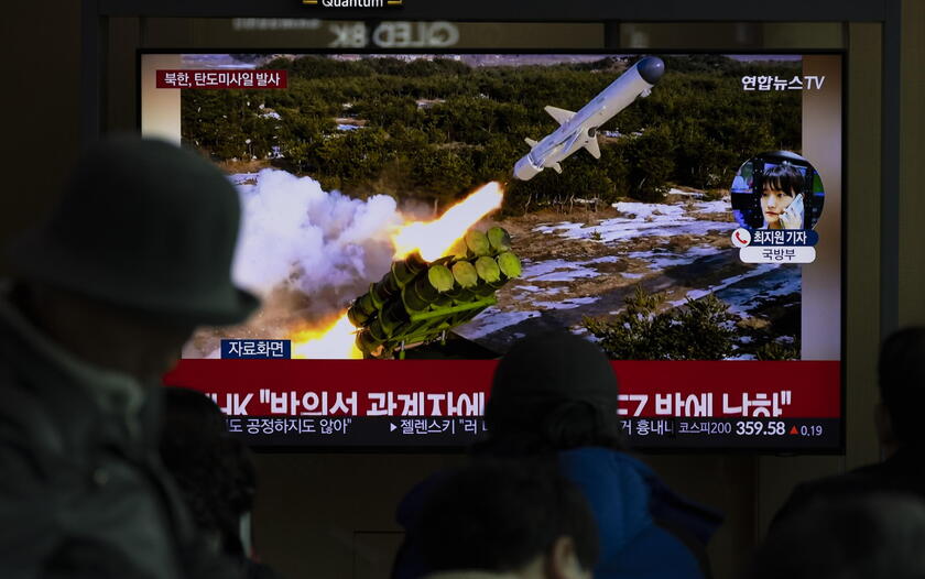 Reaction from Seoul after North Korea launches ballistic missiles toward the East Sea © ANSA/EPA