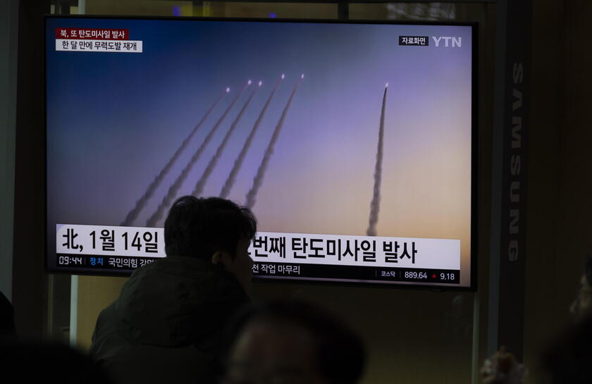 Reaction from Seoul after North Korea launches ballistic missiles toward the East Sea © ANSA/EPA