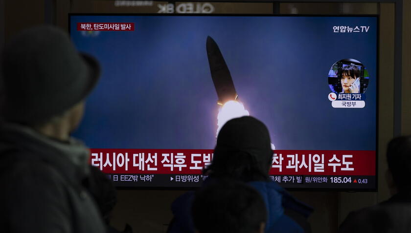 Reaction from Seoul after North Korea launches ballistic missiles toward the East Sea © ANSA/EPA