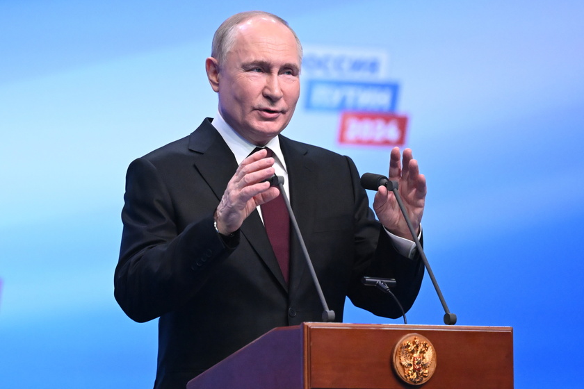 Russian President Putin addresses election results - RIPRODUZIONE RISERVATA