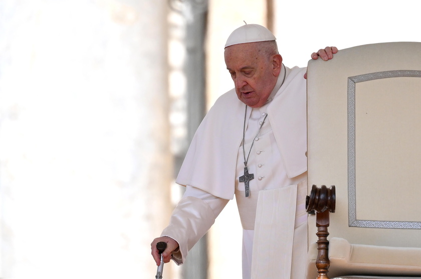 Pope Francis attends his general audience in Vatican - RIPRODUZIONE RISERVATA