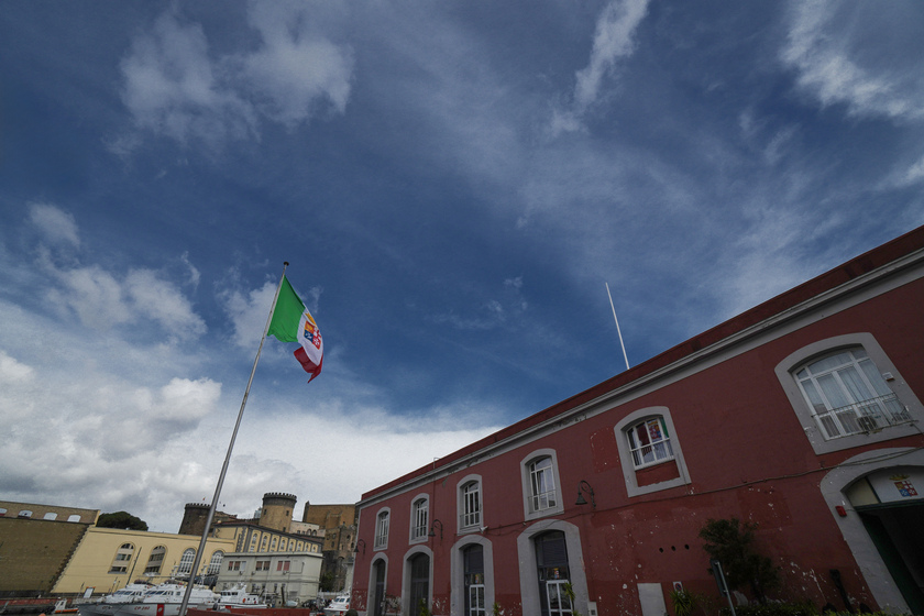 File turisti a Napoli al Molo San Vincenzo, effetto Mare Fuori - RIPRODUZIONE RISERVATA