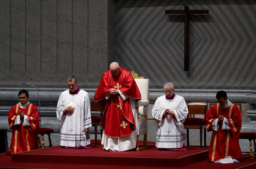 Pope Francis celebrates Good Friday Mass - RIPRODUZIONE RISERVATA