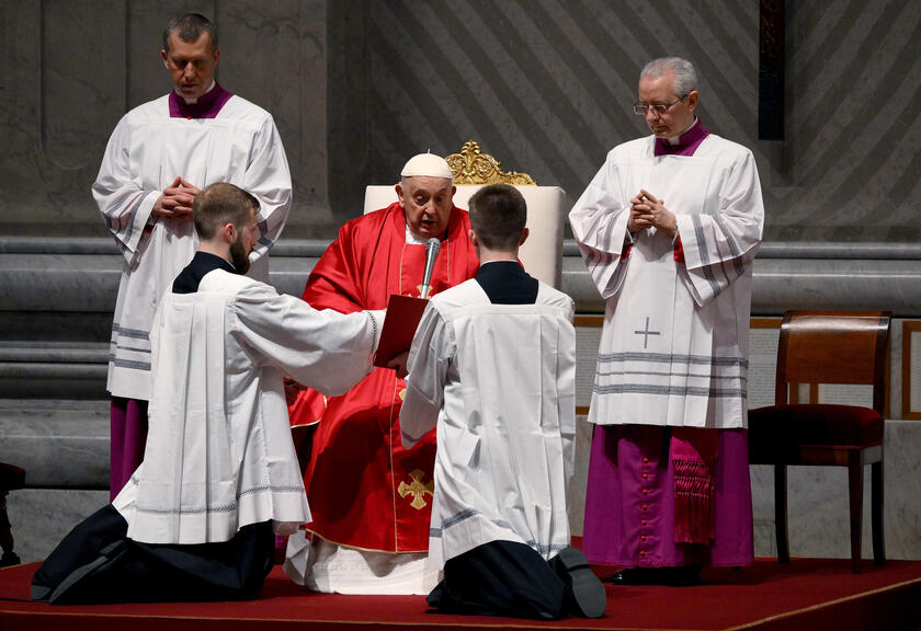 Pope Francis celebrates Good Friday Mass - RIPRODUZIONE RISERVATA