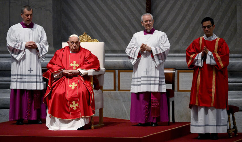 Pope Francis celebrates Good Friday Mass - RIPRODUZIONE RISERVATA