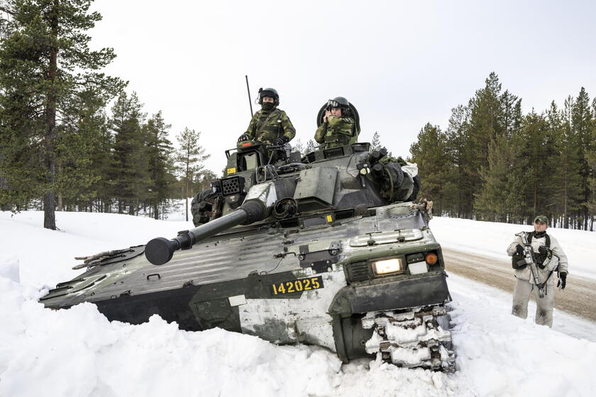 NATO holds Nordic Response 2024 military exercise in Finland © ANSA/EPA