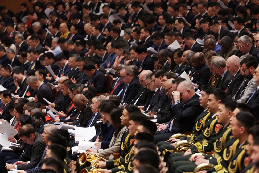 Opening ceremony of the Second session of the 14th National People 's Congress of China - RIPRODUZIONE RISERVATA