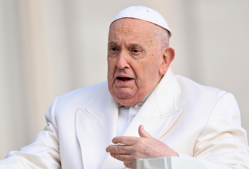 Pope Francis attends his general audience in Vatican - RIPRODUZIONE RISERVATA