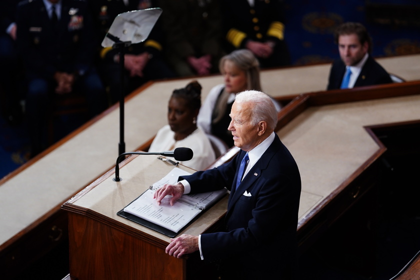 US President Joe Biden 's Third State of the Union Address - RIPRODUZIONE RISERVATA