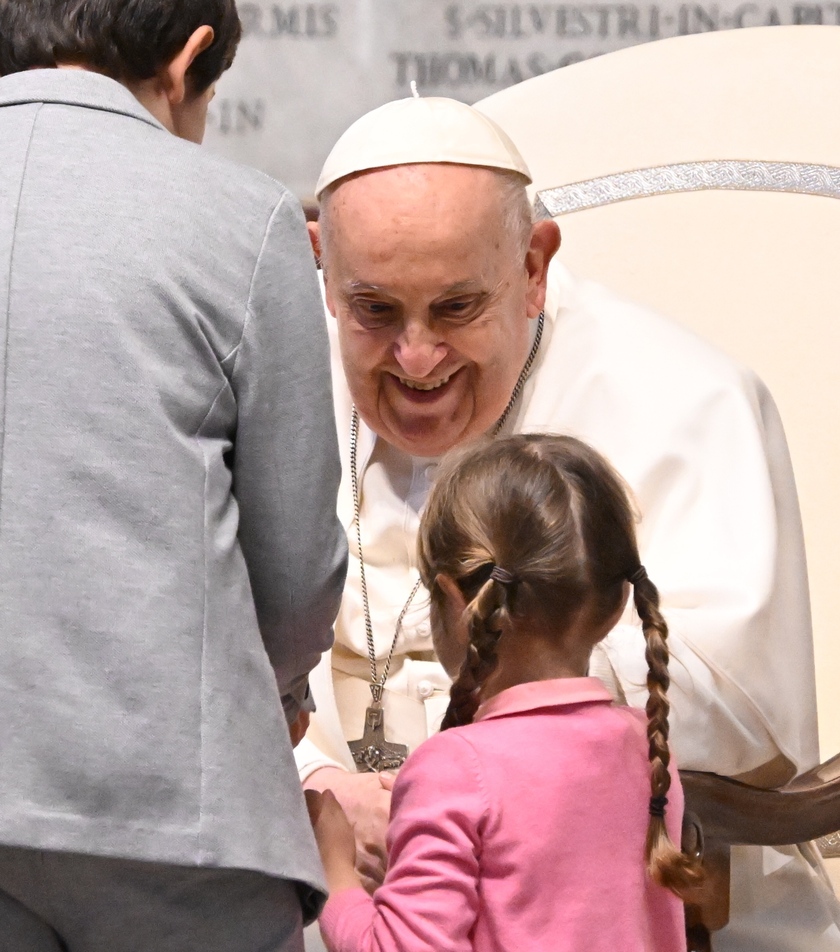 Il Papa è arrivato nella basilica di San Pietro - RIPRODUZIONE RISERVATA