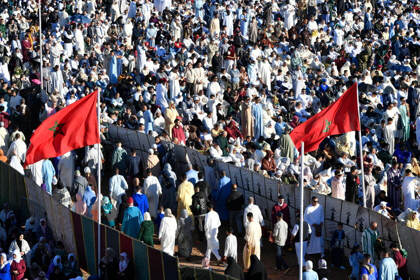 Muslims observe Eid al-Fitr in Morocco © ANSA/EPA