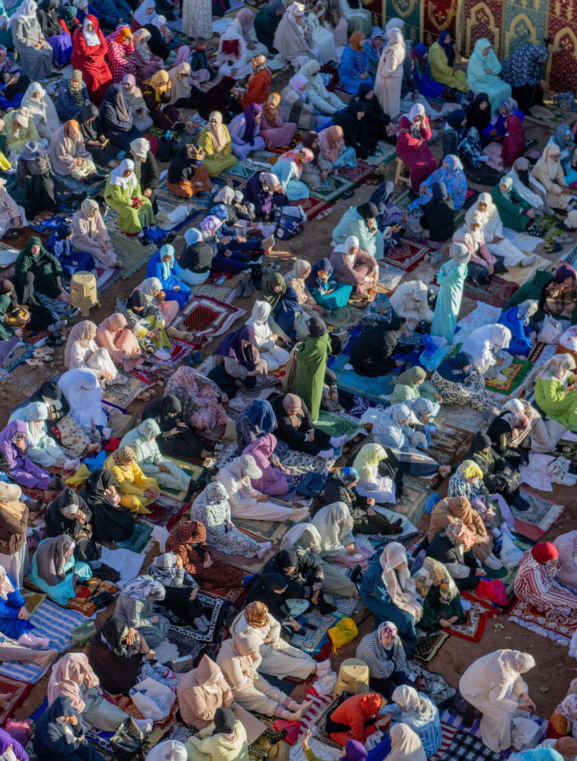 Muslims observe Eid al-Fitr in Morocco © ANSA/EPA