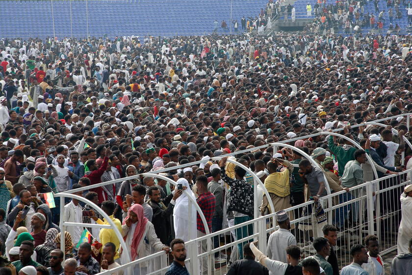 Muslim worshippers celebrate Eid al-Fitr in Ethiopia © ANSA/EPA