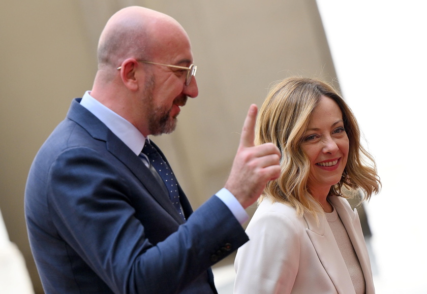 European Council President Charles Michel visits Italy - RIPRODUZIONE RISERVATA