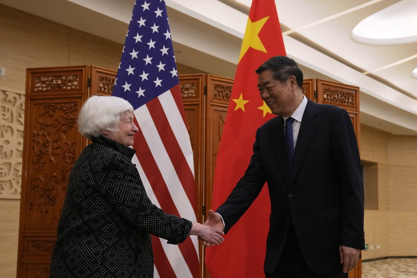 US Treasury Secretary Janet Yellen visits China - RIPRODUZIONE RISERVATA