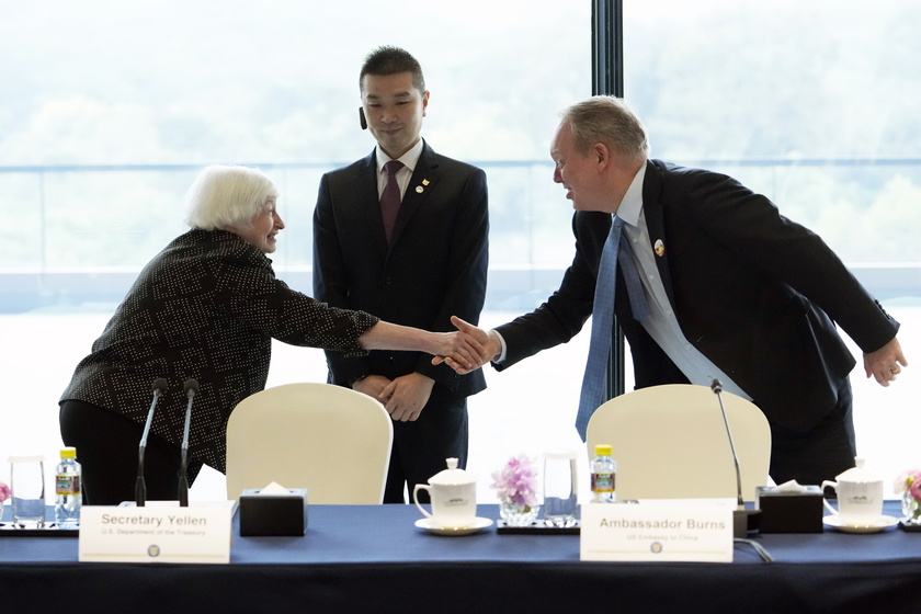 US Treasury Secretary Janet Yellen visits China - RIPRODUZIONE RISERVATA