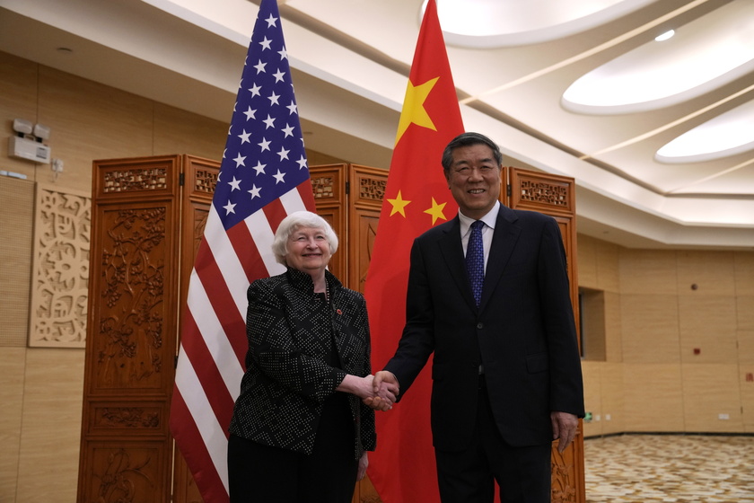 US Treasury Secretary Janet Yellen visits China - RIPRODUZIONE RISERVATA