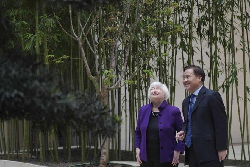 US Treasury Secretary Janet Yellen visits China - RIPRODUZIONE RISERVATA