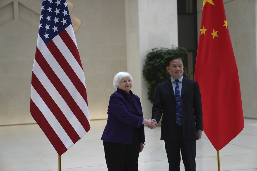 US Treasury Secretary Janet Yellen visits China - RIPRODUZIONE RISERVATA