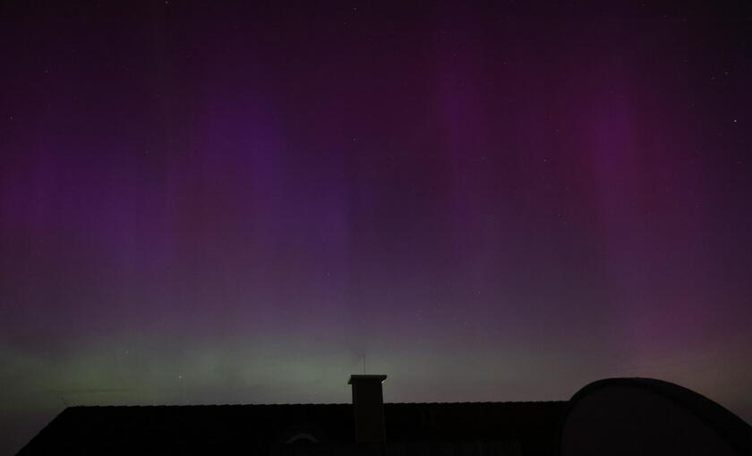Northern Lights visible above Germany
