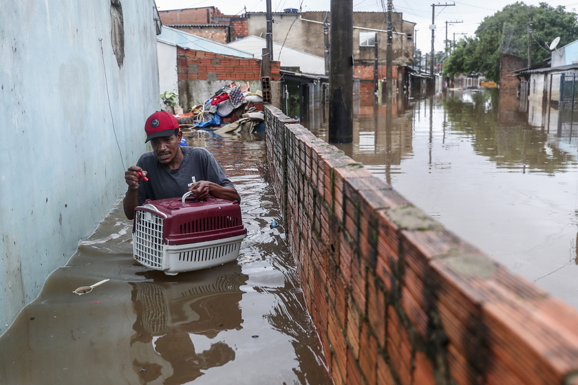 GALLERY - Continuano le inondazioni nel sud del Brasile a causa della ripresa dell'innalzamento dei fiumi