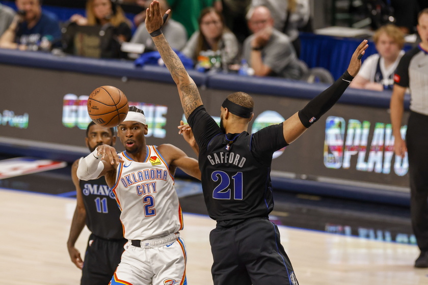 NBA Playoffs - Oklahoma City Thunder at Dallas Mavericks