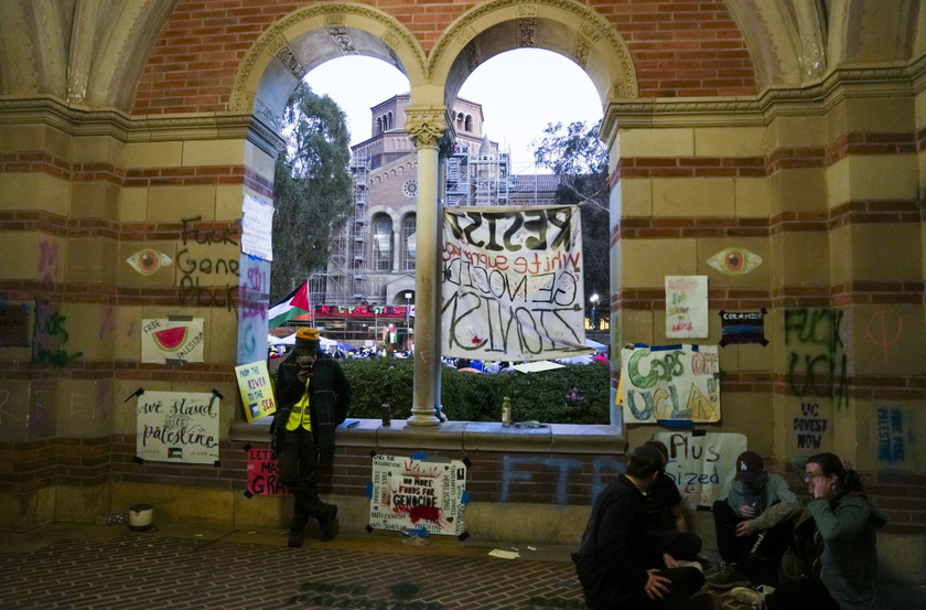 Pro-Palestine protest encampment at UCLA