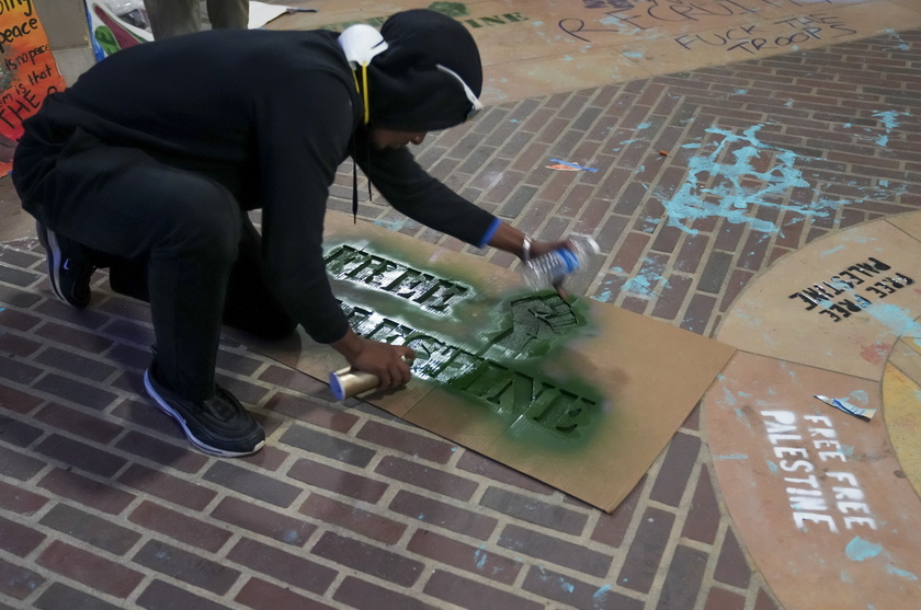 Pro-Palestine protest encampment at UCLA